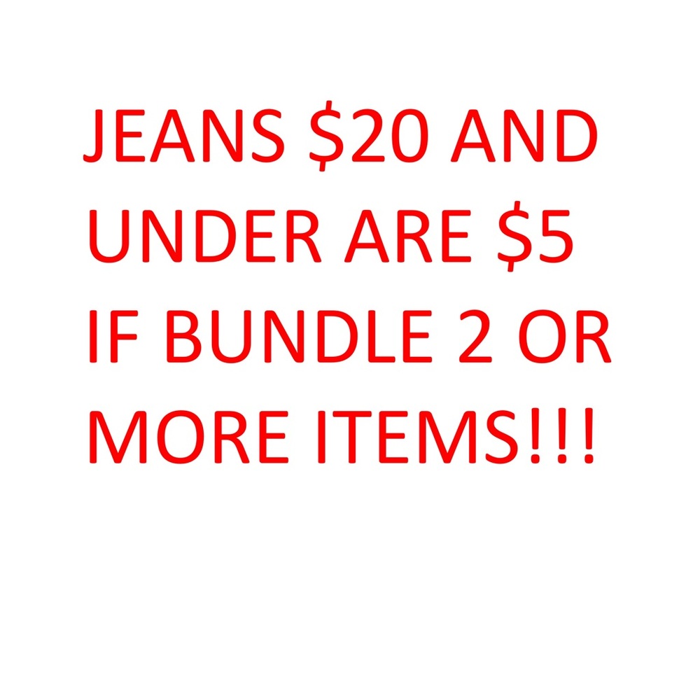 $5 jeans!!!!